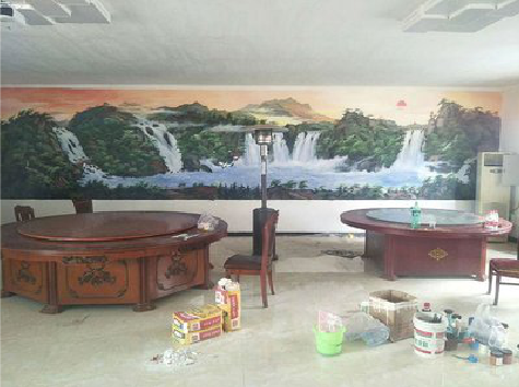 大悟墙绘-写实风景