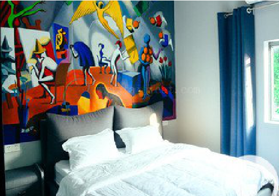 大悟对于酒店的墙体彩绘而言更注重哪些方面？